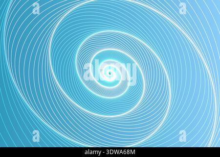 Creative blue spiral background, can be used for business designs, presentation designs or any suitable designs. Stock Vector
