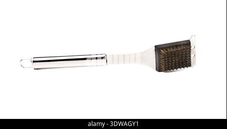 BBQ grill brush. Isolated on a white background Stock Photo