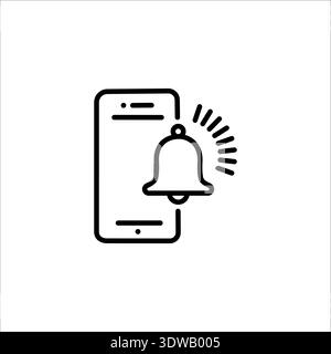 Notification Vector Solid Icons. Simple stock illustration stock Stock Vector