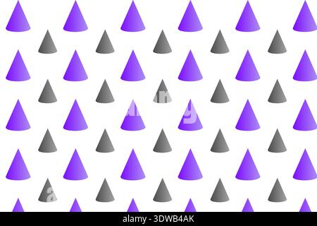 Abstract Cone Pattern Background, can be used for business designs, presentation designs or any suitable designs. Stock Vector