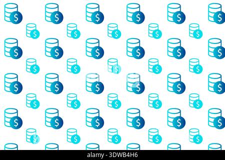 Abstract Finance Pattern Background, can be used for business designs, presentation designs or any suitable designs. Stock Vector