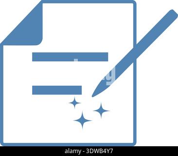 AI generated text Stock Vector