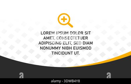 Simple Black and White Patterned Background, can be used for business designs, presentation designs or any suitable designs. Stock Vector