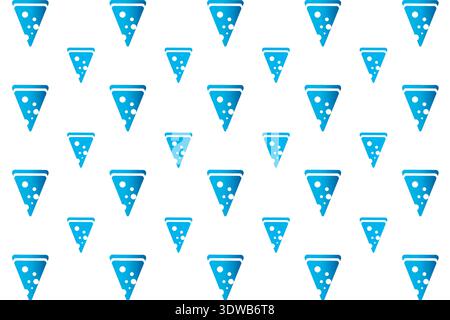 Abstract Pizza Slice Pattern Background, can be used for business designs, presentation designs or any suitable designs. Stock Vector