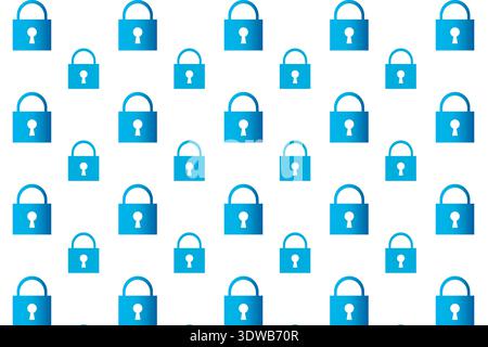 Abstract PadLock Pattern Background, can be used for business designs, presentation designs or any suitable designs. Stock Vector