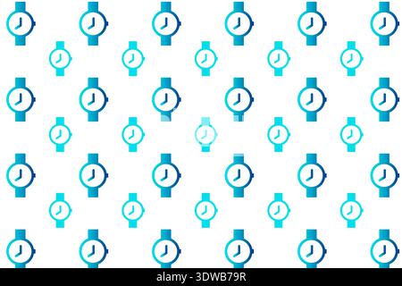 Abstract Hand Watch Pattern Background, can be used for business designs, presentation designs or any suitable designs. Stock Vector