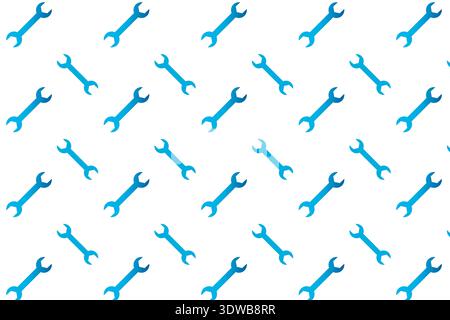 Abstract Wrench Pattern Background, can be used for business designs, presentation designs or any suitable designs. Stock Vector