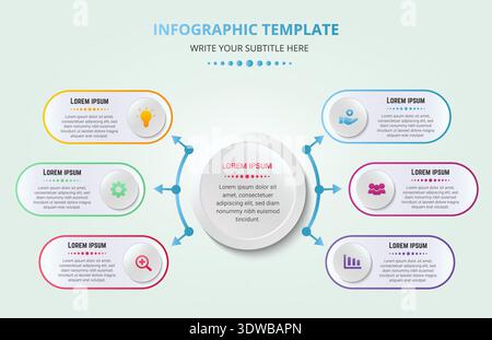 Modern infographic steps banner template, can be used for business designs, presentation designs or any suitable designs. Stock Vector