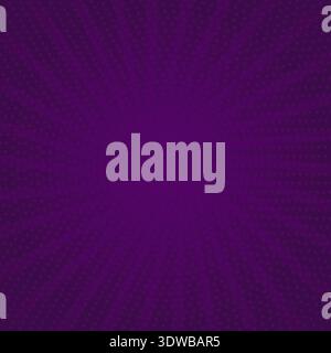 Purple comic background with dots pattern, can be used for business designs, presentation designs or any suitable designs. Stock Vector