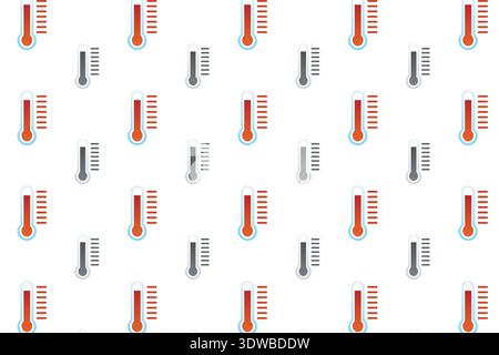 Abstract Thermometer Pattern Background, can be used for business designs, presentation designs or any suitable designs. Stock Vector