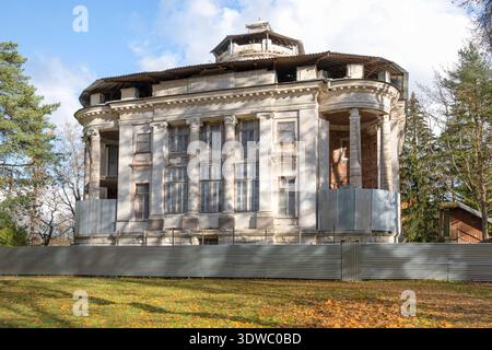 The main house in the Demidov estate. Thais, Leningrad region. Russia Stock Photo