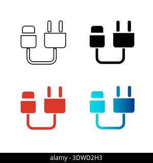 Abstract Charger Silhouette Illustration, can be used for business designs, presentation designs or any suitable designs. Stock Vector
