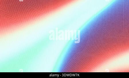 Colorful abstract design showcases flowing gradients in red, green, and purple tones, creating a visually striking background. Soft lines add a sense Stock Photo
