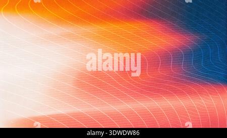 Bright swirls of orange, red, and blue create an engaging abstract backdrop. The smooth gradients and flowing lines evoke a sense of motion and energy Stock Photo