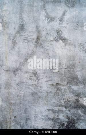Grungy Grey Concrete Wall Texture with Fine Cracks and Weathered Industrial Finish Stock Photo
