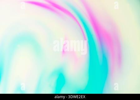 Abstract image featuring soft brushstrokes in pastel colors like pink, teal, and cream, creating a dreamy, impressionistic feel. Perfect for modern, a Stock Photo