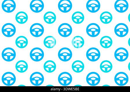 Abstract Automobile Steering Wheel Pattern Background, can be used for business designs, presentation designs or any suitable designs. Stock Vector