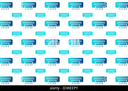 Abstract Air Conditioner Pattern Background, can be used for business designs, presentation designs or any suitable designs. Stock Vector