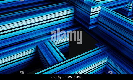 This design showcases a dynamic arrangement of lines creating an abstract geometric background. Stock Photo