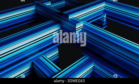 This design showcases a dynamic arrangement of lines creating an abstract geometric background. Stock Photo