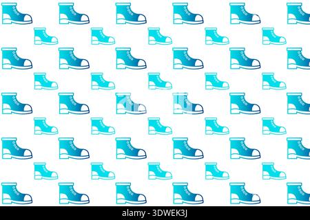 Abstract Boot Pattern Background, can be used for business designs, presentation designs or any suitable designs. Stock Vector