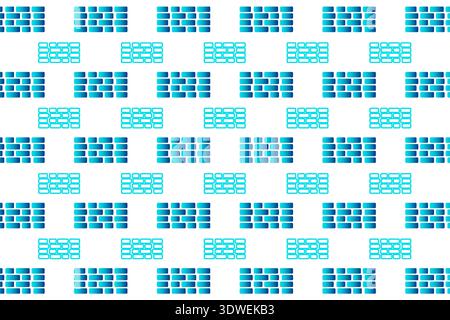 Abstract Brick Wall Pattern Background, can be used for business designs, presentation designs or any suitable designs. Stock Vector