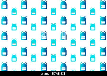 Abstract Backpack Pattern Background, can be used for business designs, presentation designs or any suitable designs. Stock Vector