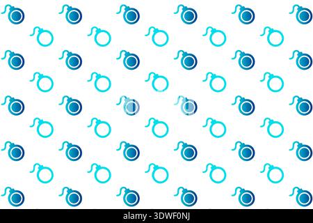 Abstract Bomb Pattern Background, can be used for business designs, presentation designs or any suitable designs. Stock Vector