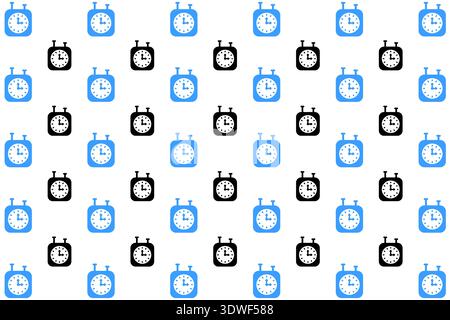 Abstract Chess Clock Pattern Background, can be used for business designs, presentation designs or any suitable designs. Stock Vector