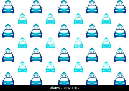 Abstract Car Wash Pattern Background, can be used for business designs, presentation designs or any suitable designs. Stock Vector