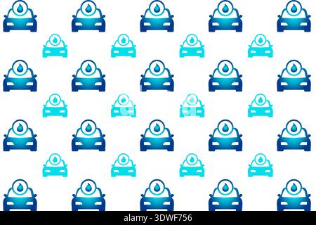 Abstract Car With Oil Pattern Background, can be used for business designs, presentation designs or any suitable designs. Stock Vector