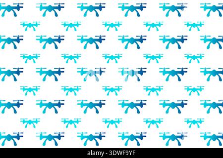 Abstract Drone Pattern Background, can be used for business designs, presentation designs or any suitable designs. Stock Vector