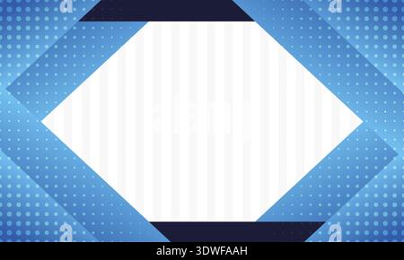 Abstract Elegant Blue Background With Diagonal Shape, can be used for business designs, presentation designs or any suitable designs. Stock Vector