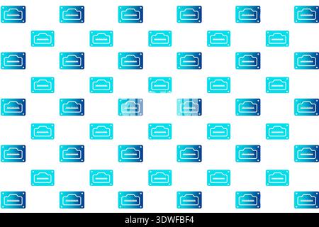Abstract Hdmi Port Pattern Background, can be used for business designs, presentation designs or any suitable designs. Stock Vector