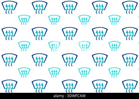Abstract Heating Symbol Pattern Background, can be used for business designs, presentation designs or any suitable designs. Stock Vector