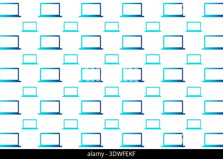 Abstract Laptop Pattern Background, can be used for business designs, presentation designs or any suitable designs. Stock Vector