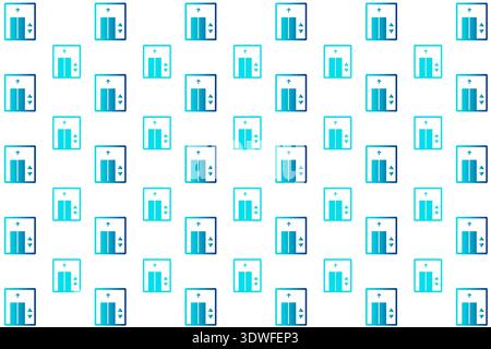 Abstract Lift Elevator Pattern Background, can be used for business designs, presentation designs or any suitable designs. Stock Vector