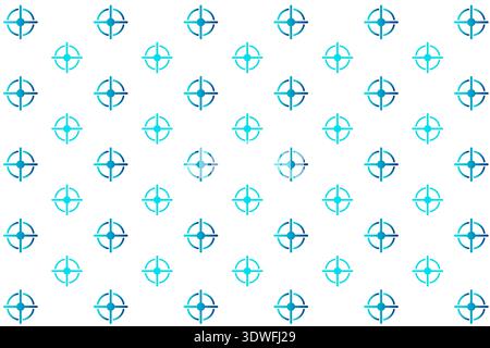 Abstract Gun Target Pattern Background, can be used for business designs, presentation designs or any suitable designs. Stock Vector