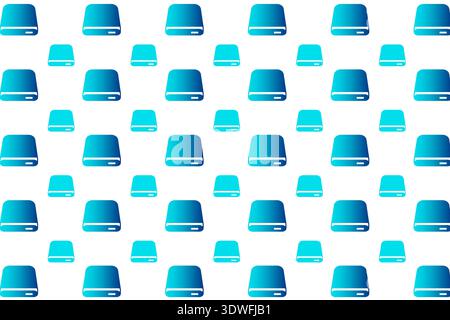 Abstract Hard Drive Pattern Background, can be used for business designs, presentation designs or any suitable designs. Stock Vector