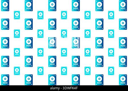 Abstract HDD Pattern Background, can be used for business designs, presentation designs or any suitable designs. Stock Vector