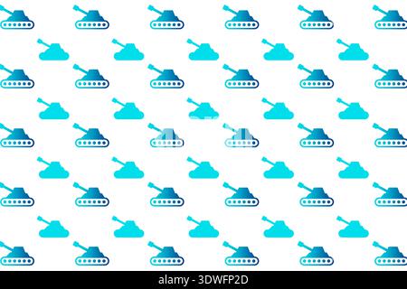 Abstract Military Tank Pattern Background, can be used for business designs, presentation designs or any suitable designs. Stock Vector