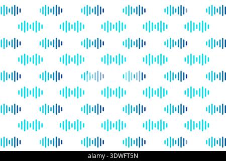 Abstract Music Wave  Pattern Background, can be used for business designs, presentation designs or any suitable designs. Stock Vector