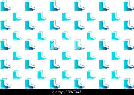 Abstract Rubber Boots Pattern Background, can be used for business designs, presentation designs or any suitable designs. Stock Vector
