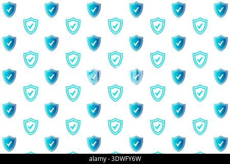 Abstract Safe Symbol Pattern Background, can be used for business designs, presentation designs or any suitable designs. Stock Vector