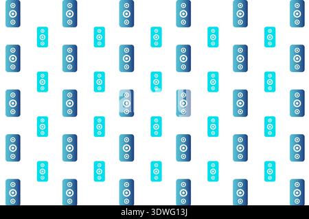 Abstract Speaker Pattern Background, can be used for business designs, presentation designs or any suitable designs. Stock Vector