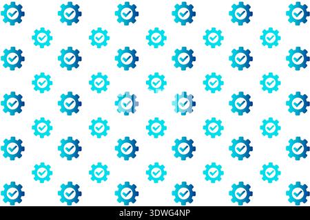 Abstract Quality Control Pattern Background, can be used for business designs, presentation designs or any suitable designs. Stock Vector