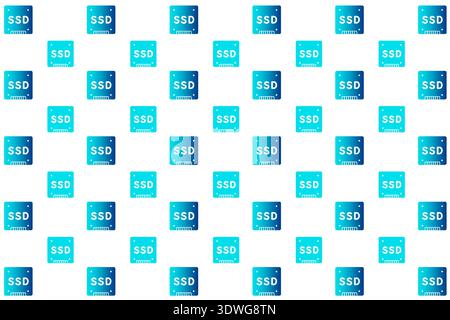 Abstract SSD Storage Drive Pattern Background, can be used for business designs, presentation designs or any suitable designs. Stock Vector