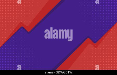 Abstract Vector Comic Purple Background, can be used for business designs, presentation designs or any suitable designs. Stock Vector