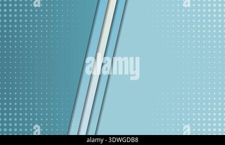 Abstract Vector Light Blue Diagonal Background, can be used for business designs, presentation designs or any suitable designs. Stock Vector
