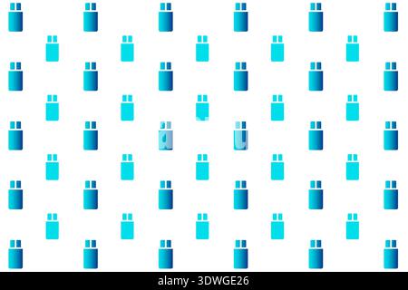 Abstract USB Pendrive Pattern Background, can be used for business designs, presentation designs or any suitable designs. Stock Vector